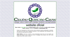 Desktop Screenshot of claudiocrow.com.br